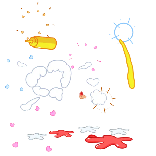 🌭 Стикер «Emoji Animations» для Telegram