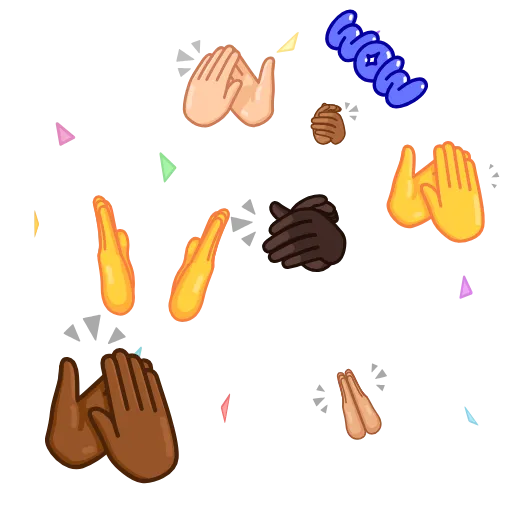 👏 Стикер «Emoji Animations» для Telegram
