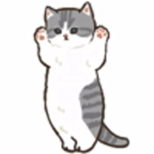 ❤️ Эмодзи «Милые котята» для Telegram