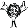 🖕 Эмодзи «Dark Gothic3» для Telegram