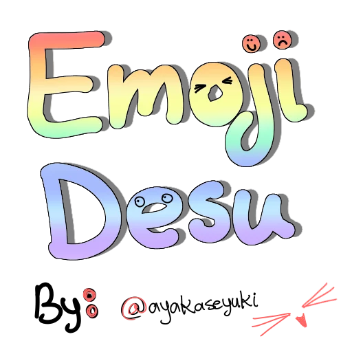 Стикерпак Emoji Desu для Telegram — скачать