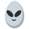 👽 Эмодзи «🙄 Egg - эмоджи яичко» для Telegram
