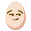 😏 Эмодзи «🙄 Egg - эмоджи яичко» для Telegram