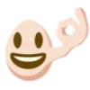 👌 Эмодзи «🙄 Egg - эмоджи яичко» для Telegram