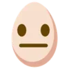 😐 Эмодзи «🙄 Egg - эмоджи яичко» для Telegram