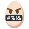 🤬 Эмодзи «🙄 Egg - эмоджи яичко» для Telegram