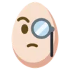 🧐 Эмодзи «🙄 Egg - эмоджи яичко» для Telegram