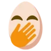 🥱 Эмодзи «🙄 Egg - эмоджи яичко» для Telegram