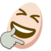 🤔 Эмодзи «🙄 Egg - эмоджи яичко» для Telegram