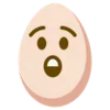 😲 Эмодзи «🙄 Egg - эмоджи яичко» для Telegram