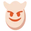 😈 Эмодзи «🙄 Egg - эмоджи яичко» для Telegram