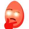 🤔 Эмодзи «🙄 Egg - эмоджи яичко» для Telegram