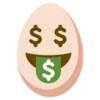 🤑 Эмодзи «🙄 Egg - эмоджи яичко» для Telegram