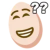 ❓ Эмодзи «🙄 Egg - эмоджи яичко» для Telegram
