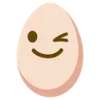 😉 Эмодзи «🙄 Egg - эмоджи яичко» для Telegram