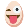 😜 Эмодзи «🙄 Egg - эмоджи яичко» для Telegram