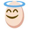 😇 Эмодзи «🙄 Egg - эмоджи яичко» для Telegram