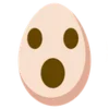 😮 Эмодзи «🙄 Egg - эмоджи яичко» для Telegram