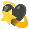 💫 Эмодзи «🌼 black emoji - чёрные эмодзи» для Telegram