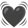💓 Эмодзи «🌼 black emoji - чёрные эмодзи» для Telegram