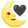 🌜 Эмодзи «🌼 black emoji - чёрные эмодзи» для Telegram