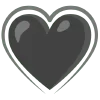 ❤️‍🔥 Эмодзи «🌼 black emoji - чёрные эмодзи» для Telegram