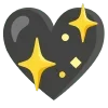 💖 Эмодзи «🌼 black emoji - чёрные эмодзи» для Telegram