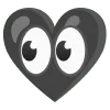 👀 Эмодзи «🌼 black emoji - чёрные эмодзи» для Telegram