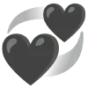 💞 Эмодзи «🌼 black emoji - чёрные эмодзи» для Telegram