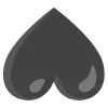 🙃 Эмодзи «🌼 black emoji - чёрные эмодзи» для Telegram