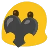 Эмодзи 🌼 black emoji - чёрные эмодзи для Telegram — скачать