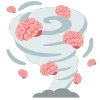 🌪 Эмодзи «brain» для Telegram