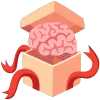 🎁 Эмодзи «brain» для Telegram