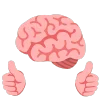 👍 Эмодзи «brain» для Telegram