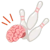 🎳 Эмодзи «brain» для Telegram