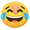 😂 Эмодзи «brain» для Telegram