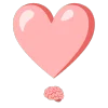 ❣️ Эмодзи «brain» для Telegram