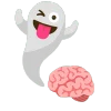 👻 Эмодзи «brain» для Telegram