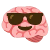 😎 Эмодзи «brain» для Telegram