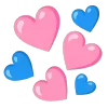 💙 Эмодзи «🤠 Pink - розовые эмодзи» для Telegram