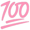 💯 Эмодзи «🤠 Pink - розовые эмодзи» для Telegram