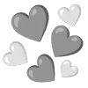 🩶 Эмодзи «white» для Telegram