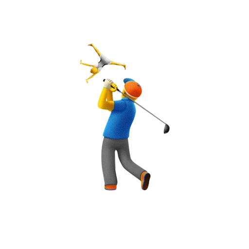 🏌 Стикер «EmojiMix» для Telegram
