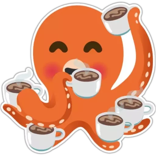 ☕ Стикер «EmojiMix» для Telegram