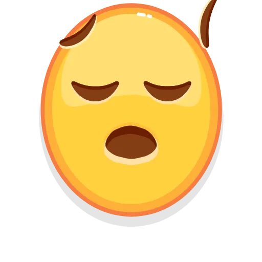 😔 Эмодзи «Эмодзи под тяжёлыми наркотиками» для Telegram
