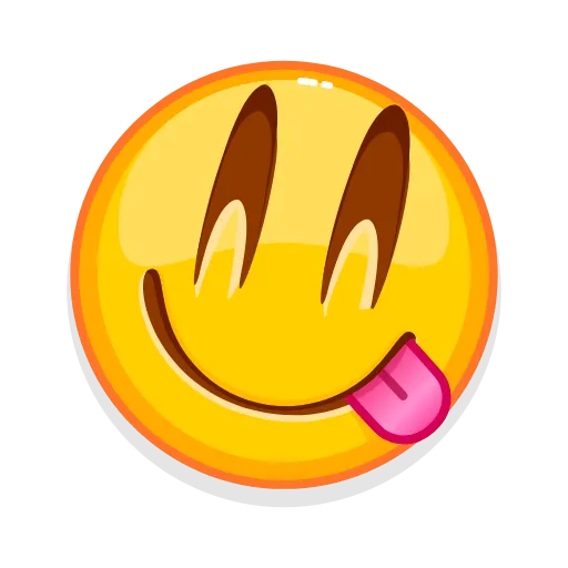 😋 Эмодзи «Эмодзи под тяжёлыми наркотиками» для Telegram