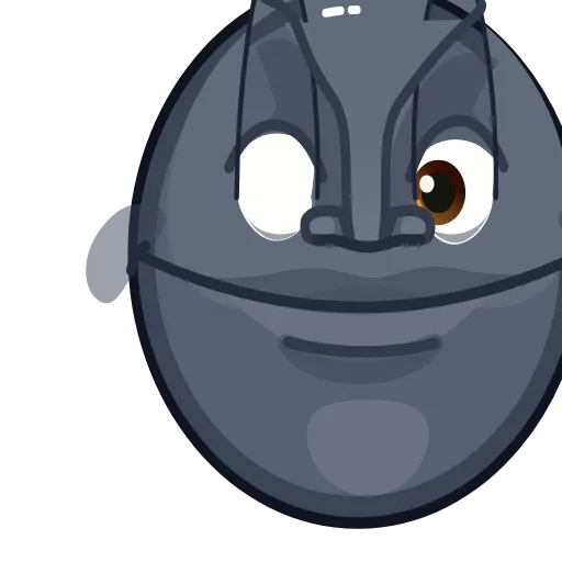 🌚 Эмодзи «Эмодзи под тяжёлыми наркотиками» для Telegram