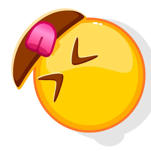 😝 Эмодзи «Эмодзи под тяжёлыми наркотиками» для Telegram