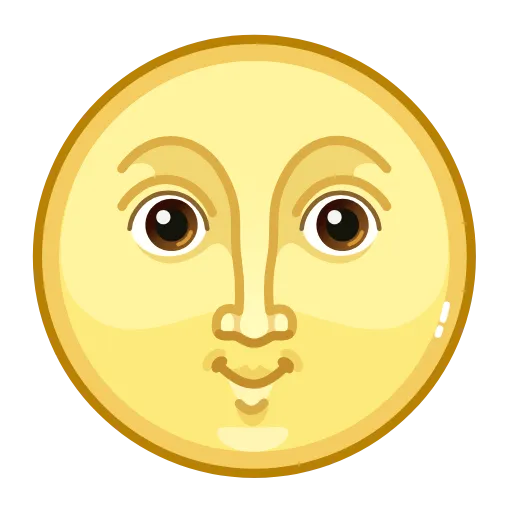 🌝 Эмодзи «Эмодзи под тяжёлыми наркотиками» для Telegram