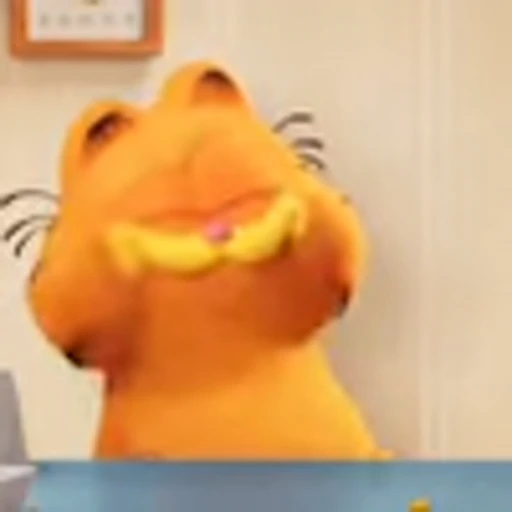 😋 Эмодзи «cute Garfield» для Telegram
